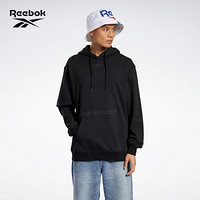 Reebok锐步运动81设计联名男女白色连帽卫衣套头衫 GK6889_黑色 A/XL