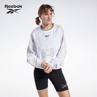 Reebok锐步 运动经典CL V TWIN VECTOR CREW女子长袖T恤套头衫 FT6261_白色 A/L