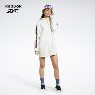 Reebok锐步 运动经典W CL D TS DRESS女子连衣裙 GH5275_白色 A/XL
