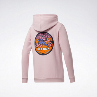 Reebok锐步运动RSC W HOODED SWEAT女子连帽卫衣 GN9894_粉色 A/S