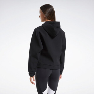 Reebok锐步 运动健身TS EDGEWRKS HOODIE女子长袖T恤套头衫 FT0848_黑色 A/M