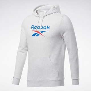 Reebok锐步运动CL F VECTOR HOODIE男子连帽卫衣 FT7297_灰色 A/M