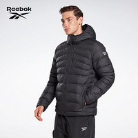 Reebok 锐步 官方 男子经典百搭秋冬短款连帽 棉服 FU1699_黑色 A/L