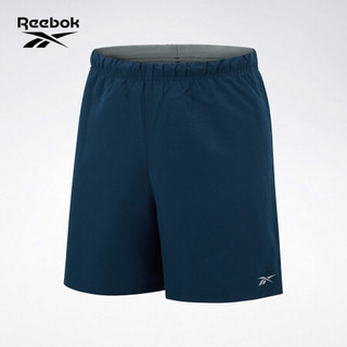 Reebok锐步 运动健身7 INCH SHORT男子短裤五分裤 FQ0361_深蓝色 XL