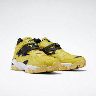 Reebok锐步 运动经典PUMP COURT男女低帮休闲鞋 FW7823_黄色/黑色 36