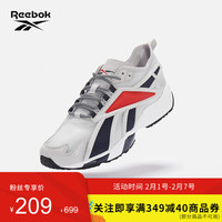 Reebok锐步运动经典INTV 20男女低帮复古老爹鞋 FX2132_灰色/红色/蓝色 44