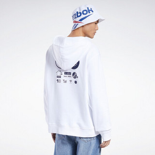 Reebok锐步官方LT HD BEP男女连帽印花运动卫衣 GM8331_白色 A2XL