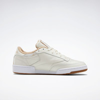 Reebok锐步官方CLUB C低帮潮流百搭鞋男女板鞋小白鞋板鞋REEMOJI FZ1280_白色/石膏白/砂砾黄 42