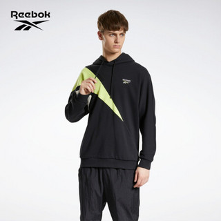 Reebok锐步 运动经典CL PVT SWT HOOD男女休闲带帽衫 GP4784_黑色 A/XL