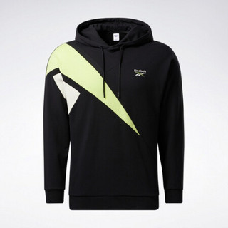 Reebok锐步 运动经典CL PVT SWT HOOD男女休闲带帽衫 GP4784_黑色 A/XL