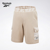 Reebok锐步 CL LODGE SWT ST男女短裤五分工装裤 GJ3605_卡其色 A/S