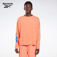 Reebok锐步 运动经典RCPM LONGSLEEVE男女长袖卫衣 GF7193_橘色 A/XS