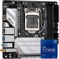 ASRock 华擎 Z590M ITX/ax MINI-ITX主板(intel LGA1200、Z590)+英特尔 酷睿i7-11700K CPU套装