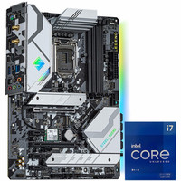 华擎(ASRock)Z590 Steel Legend WiFi6E主板 + i7-11700K 8核 板U套装