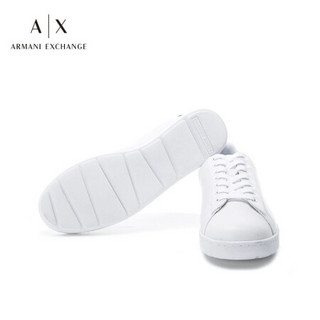 阿玛尼ARMANI EXCHANGE21春夏AX男士休闲鞋 XUX084-XV289 WHITE-K488白色 9