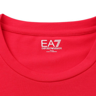 阿玛尼EA7 EMPORIO ARMANI奢侈品男装21春夏EA7男士T恤衫 3KPT62-PJ03Z RED-1451红色 S