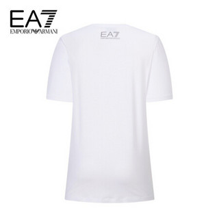 阿玛尼EA7 EMPORIO ARMANI奢侈品女装21春夏EA7女士T恤衫 3KTT62-TJ28Z WHITE-1100白色 L