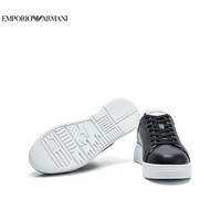 阿玛尼EMPORIO ARMANI奢侈品21春夏EA男士休闲鞋 X4X264-XM670 BLACK-N814黑色 7