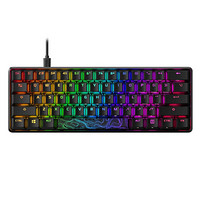 HYPERX Alloy Origins 60 61键 有线机械键盘 黑色 HyperX红轴 RGB