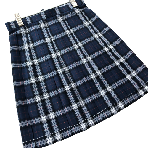 Inariya 稻荷屋 蓝蓝格 JK制服 女士格裙 蓝色 42cm XS