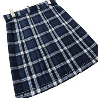 Inariya 稻荷屋 蓝蓝格 JK制服 女士格裙 蓝色 42cm XS