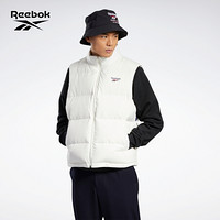 Reebok锐步 运动经典CL VT DOWN VEST男子马甲背心 GE1912_黑色/白色//蓝色/红色 A/2XL