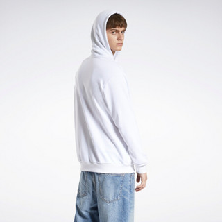 Reebok锐步 运动经典CL DE BB HOODIE男女连帽卫衣 GV0283_白色 A/L