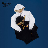 Reebok锐步运动卫衣REEMOJI男女款秋冬百搭连帽 GV0270_白色 A/3XS