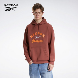 Reebok锐步官方 男女连帽卫衣 DEAL成都 脸谱图案 GV0282_土棕色 A/XL