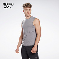 Reebok锐步 运动健身LM AC SLVLS Tee男子运动背心 GE1021_灰紫色 A/M