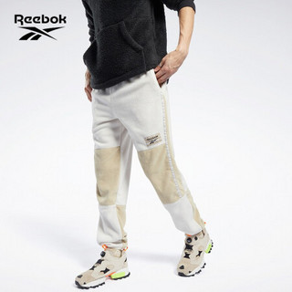 Reebok锐步官方男子冬季保暖运动长裤 FT7185_米色 A/XS