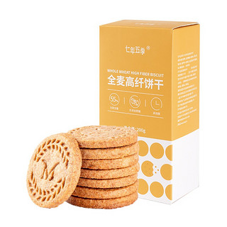 QEEWOO 七年五季 全麦高纤饼干