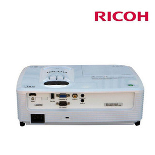 理光(RICOH)投影仪办公商务会议培训便携式3D教学投影机 PJ-KW3660 官方标配 +120英寸电动遥控幕布