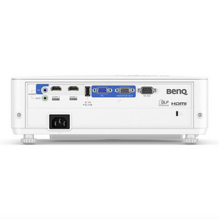 明基（BenQ）投影仪家用1080P全高清高亮 办公 游戏电竞投影机 TH595+ 标配+120寸电动遥控幕布+吊架+高清线