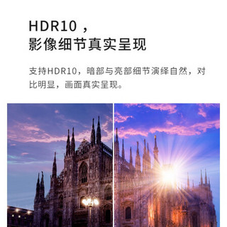 优派 BHD8 投影仪 激光电视HDR10家用全高清超短焦家庭智能影院投影机 内置安卓系统 BHD8 官方标配