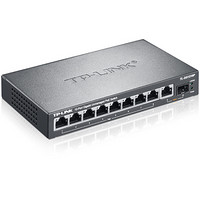 TP-LINK 8口千兆POE交换机 9口千兆（8口POE，54W） SG1210P