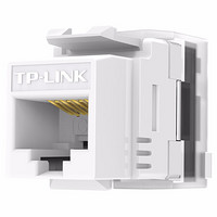 TP-LINK  86型工程级电脑光纤宽带网线网络墙壁插座开关空板 超五类模块-180度、免打线