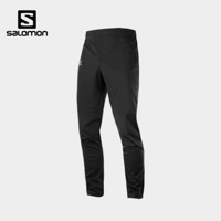 萨洛蒙（Salomon）男款 户外运动轻质弹力防泼水透气跑步长裤 RS SOFTSHELL PANT 黑色 404012 XL