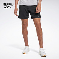 Reebok锐步 运动健身RE 7 INCH SHORT男子短裤五分裤 FJ3965_黑色 L