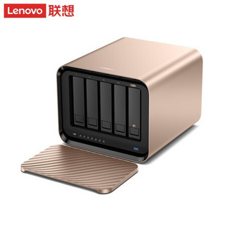 Lenovo 联想 个人云 X1 五盘位NAS存储 (N4020、2GB、8TB*2） 