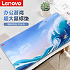 联想 Lenovo 联想小新鼠标垫Q3乘风破浪 800*300*3超大加厚办公拯救者游戏鼠标垫 精密锁边 可水洗