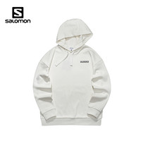 萨洛蒙（Salomon）男女款 户外运动舒适保暖连帽休闲穿搭卫衣 GRAPHIC HOODIE 白色 206018 S