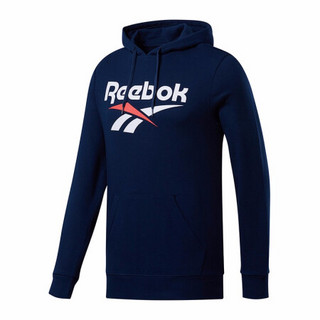 Reebok锐步运动CL F VECTOR HOODIE男子连帽卫衣 FK2663_藏青色 XL