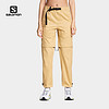 萨洛蒙（Salomon）女款 户外运动吸湿舒适可拆卸裤腿长裤 UR DETACH PANT 米色 C16587 L