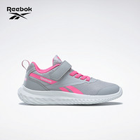 Reebok锐步 运动健身  RUSH RUNNER 3.0 ALT小童低帮休闲鞋 FY4213_灰色/粉色 30