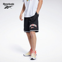 Reebok锐步 运动经典CL BASKETBALL SHORT男子短裤五分裤 GJ5844_黑色 A/L