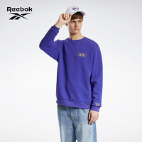 Reebok锐步 新年运动经典CL NEW YEAR VECTOR CREW男女长袖卫衣 GT7389_紫色 A2XL