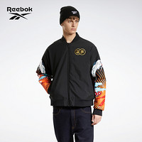 Reebok锐步 新年运动经典CL NEW YEAR REV PD BMBR男女轻薄棉服 GT7395_黑色/红色 A/XL