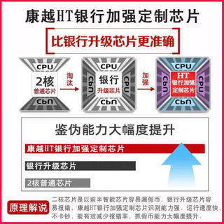 验钞机小型便携式手持智能点钞机银行专用家用迷你新版人民币 香槟金 加强版充电款