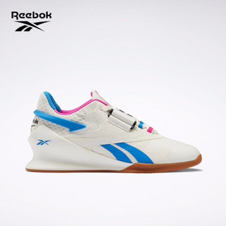 Reebok锐步 运动健身Legacy Lifter II女子低帮训练鞋FW8477举重运动鞋 FW8477_粉白色/蓝色/黑色 38.5